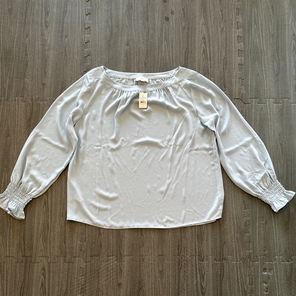 LOFT Light Blue Blouse - Women’s Size M